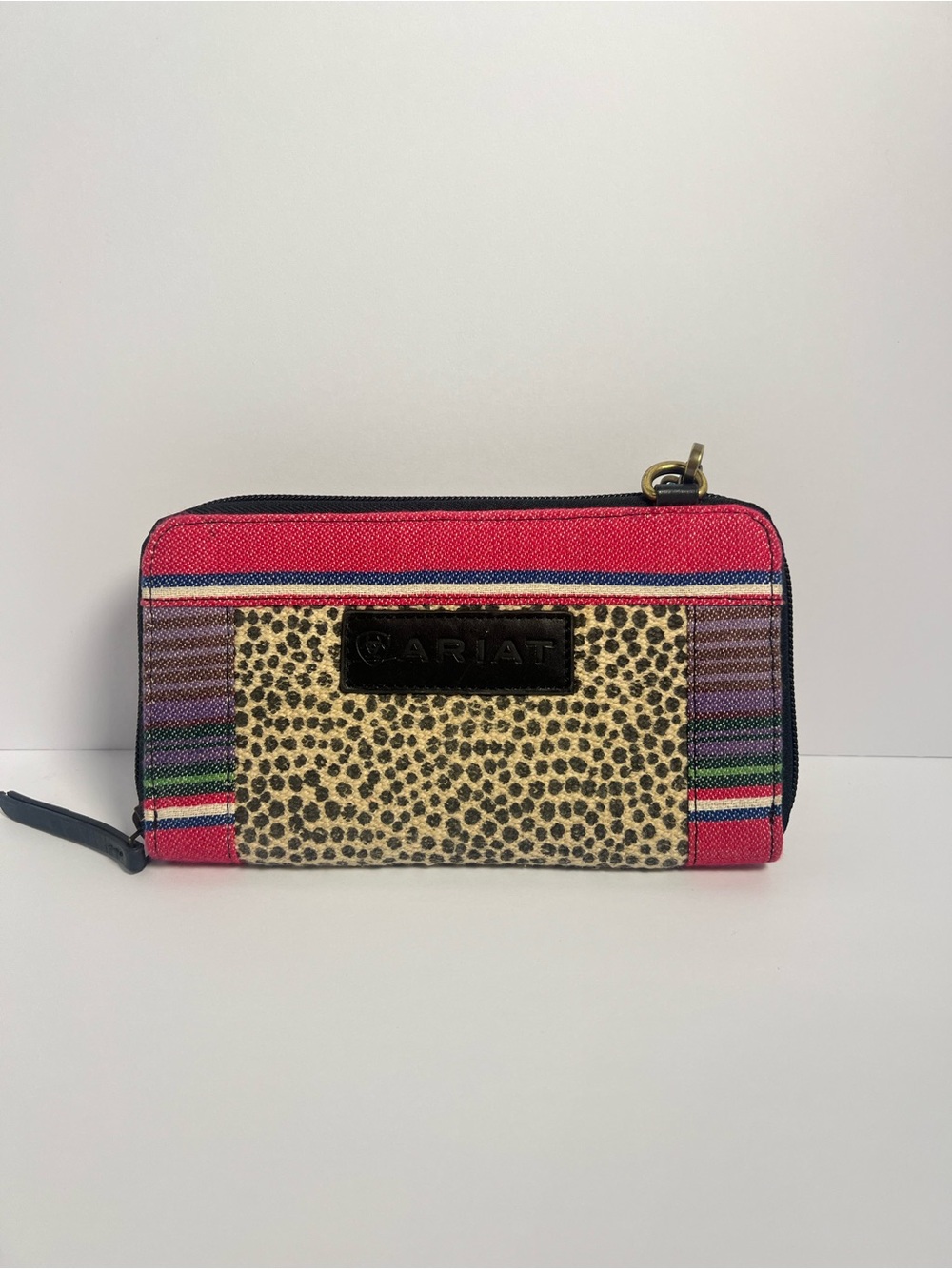 Ariat Serape Leopard Women’s Crossbody Wallet Wristlet Western Cowgirl Wallet